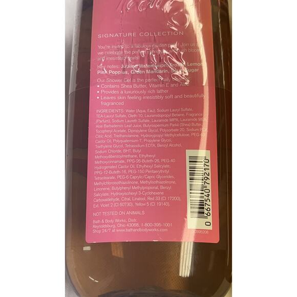 2 x Bath & Body Works WATERMELON LEMONADE Shea & Vitamin E shower gel Lot of 2 - Picture 7 of 7